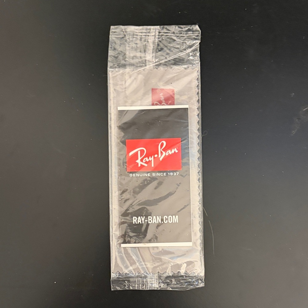 Ray-Ban Black and Gray Eyewear Cloth